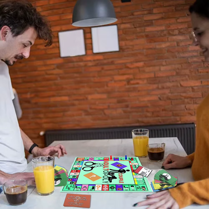 Adultopoly Board Game Couple Adult Opoly Board Game Relationship Card Game Portable Couple Game Valentines Gifts for Him Her..