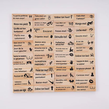 Block Tower Game for Adults Sex Toys Wooden Block for Tumbling Tower Stacking Games Erotica Party SM Block